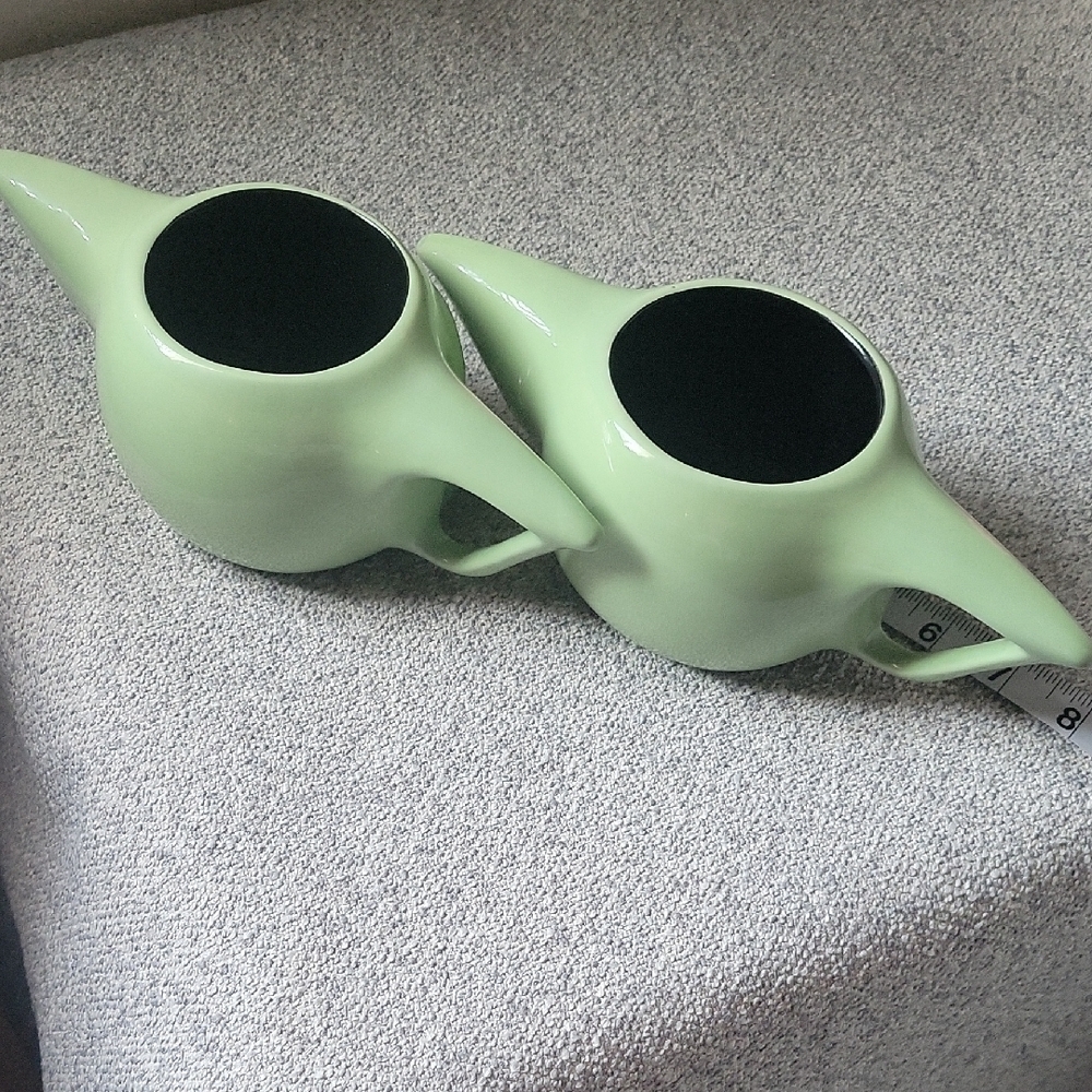 Disney STAR WARS GROGU Green Ceramic Baby Alien Mugs Set of 2 - Picture 3 of 6